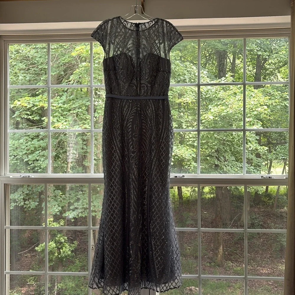 Elegant silver Dress